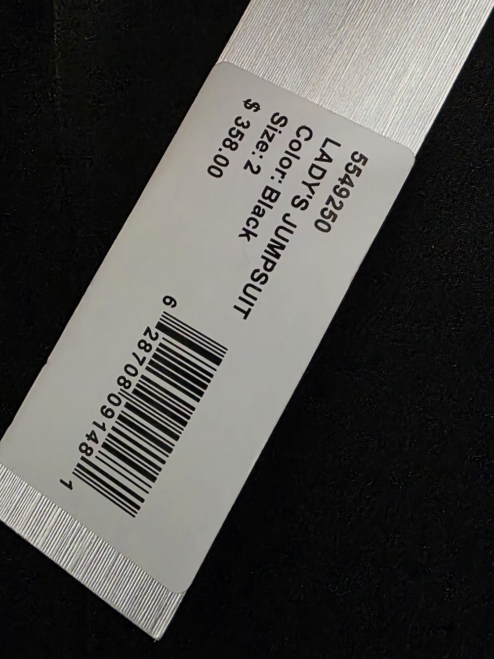 Black Lady's Jumpsuit - Size 2